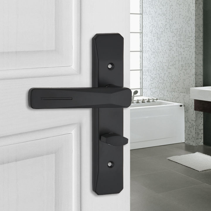 Room Door Handle Locked High-Grade Aluminum Alloy Handle Lock Door Lock ...