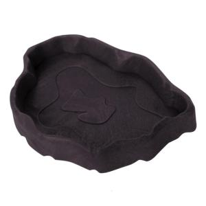 Reptile Bowl Lizard Water Dish Bearded Dragon Feeding Dish Plastic Worm Dish for Anoles Turtles