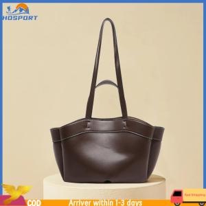 【Hospor】 Women Tote Bag Large Capacity Pu Leather Shoulder Bag for Women and Girls