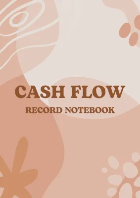 JM Creatink Cash Flow Tracker Record Notebook Wire Bind 100 Pages