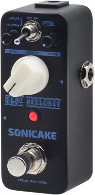SONICAKE Overdrive Pedal Overdrive Guitar Pedal Guitar Effects Pedal Vintage Dumble Blues Analog Blue Skreamer True Bypass