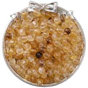 อะคริลิค8/10มม. มี2สีลูกปัดทรงกลมสีอุปกรณ์สร้อยคอ DIY สร้อยข้อมือแบบทำมือ