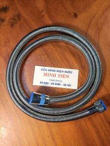 Dây sen tắm INOX 150cm với ti đồng dây xịt INOX 120cm với ti đồng Dây sen tắm nhựa trắng 150cm với ti đồng dây xịt nhựa trắng 120cm với ti đồng