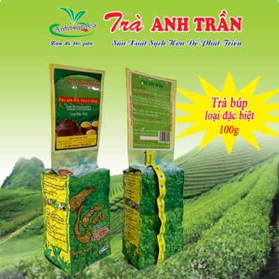 Trà búp móc câu Thái Nguyên Đặc Sản ( Trà Tân Cương Thái Nguyên Đặc Sản) Hút Chân Không