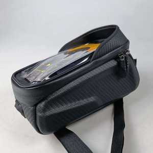 TAKEZERO Tas Sepeda Tahan Air Dudukan Ponsel Bingkai Depan Casing Ponsel Reflektif Layar Sentuh TZ47 - 7RSEMYBK
