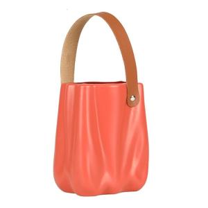 การจัดเรียงดอกไม้สร้างสรรค์แจกันตกแต่งแจกันดอกไม้ถุงพลาสติกหนาลายดอกไม้ที่สง่างามสำหรับการแสดงดอกไม้ประดับที่บ้าน