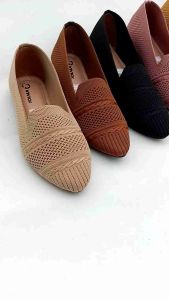 Sepatu Rajut Wanita Terbaru Sol Karet