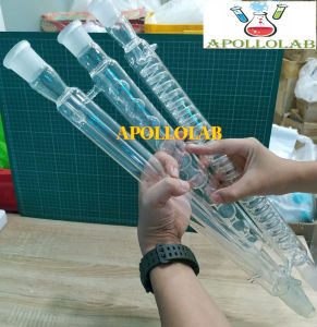 [HCM] Ống sinh hàn ngưng tụ xoắn thẳng bầu thí nghiệm dài 40cm