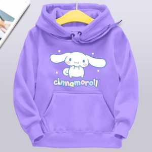 Atasan Baju Jaket Sweater Hoodie Terlaris Untuk Anak Perempuan Motif Cinnamoroll Viral 4- 12 Tahun
