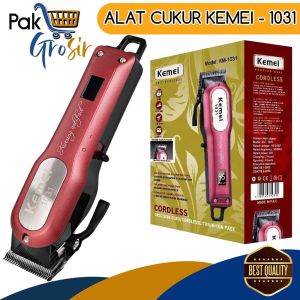 Alat Cukur Elektrik Hair Clipper Cordless Precision Professional Cordless Hair Clipper KEMEI KM 1031