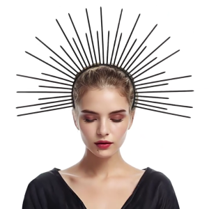 Phóng đại headband cho phụ nữ tiaras vương miện hairhoop thanh lịch hairband phụ nữ Baroque mũ nón đám cưới crownpiece