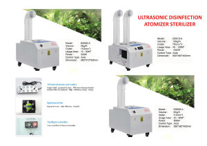 GS006-A 16L Ultrasonic Disinfection Atomizer/Antistatic/Anti-dust humidification/Food freshness工业加湿器超声波喷雾/防静电/防尘加湿