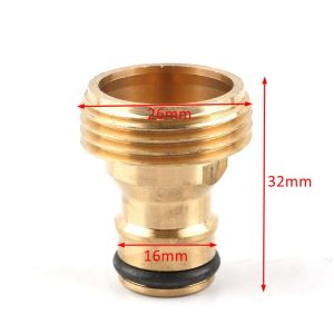 YRUQYS Gardening Car Washing Faucet Garden Garden Tool Brass Thread Quick Connector Nozzle Adapter Hose Fitting Water Joints