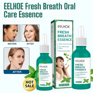 30ML EELHOE Fresh Breath Oral Care Essence Clean Teeth Mild Breath Remover Drops Mint-flavored Oral Rinse