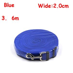 MKEB 1.8m 4.5m 6m 10m Solid Color Animal Supplies Training Strap Dog Cat Lead Wire Pet Leash Nylon Rope Walking Harness