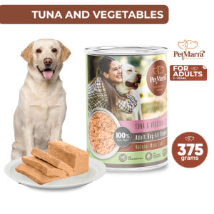 375g PetMarra Adult Dog All Breeds Natural Meat Loaf Dog Wet Can Food Pet Food Essentials