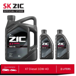 SK ZIC X7 DIESEL 10W-40 8L Fully Synthetic Engine Oil