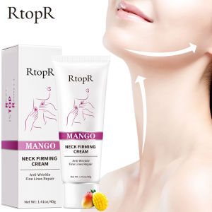 RtopR Neck Firming Rejuvenation Cream Anti-wrinkle Firming Skin Whitening Moisturizing Neck Serum Mild Peeling Beauty Neck Care