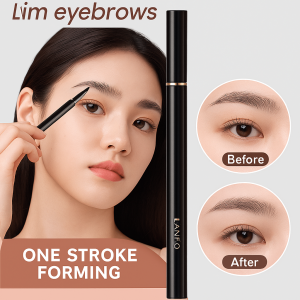 LanFo Four Pronged Liquid Eyebrow Pencil Color Developing Three Dimensional Eyebrow Pencil Waterproof And Sweat Proof Eyebrow Pencil四叉纤细液体眉笔