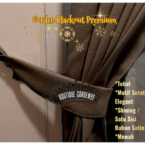 GORDEN TEBAL BLACKOUT PREMIUM MEWAH ELEGANT // GORDEN HOTELPREMIUM IMPORT TEBAL PROMO