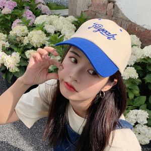 JEWELRY Korean Style Letter Embroidery Baseball Cap Adjustable Sunscreen Peaked Cap Simple Hip-hop Summer Sunshade Hats Men