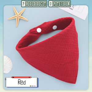 [Choo Choo Toy] Baby Handkerchief  Baby Triangle Scarf Cotton Baby Bib Saliva Bibs Baby 口水巾 - BB07-Plain