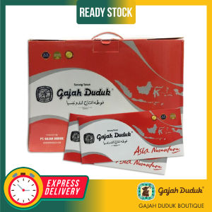 [10 Helai] BORONG GAJAH DUDUK ASIA NUSANTARA (2000 BENANG)