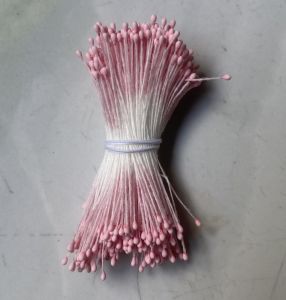 Bó Sợi Nhụy Hoa Nhị Hoa Đầu Tròn 2mm Trang Trí Làm Hoa Kẽm Nhung Handmade  Nhiều Màu
