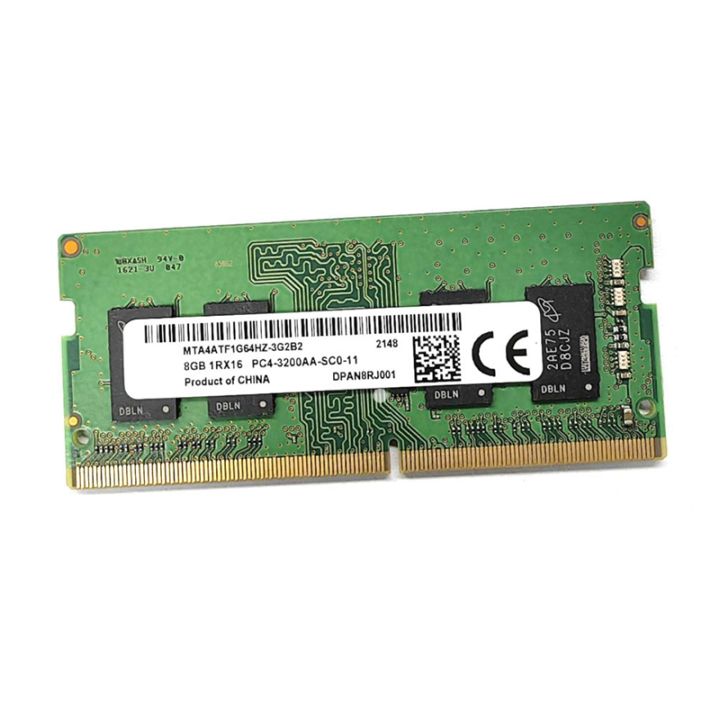 DDR4 8GB 3200MHz RAM Memory PC4-25600 1.2V SODIMM Memory 260 Pin RAM ...