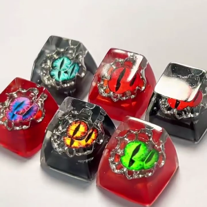 Nhựa Tự Làm Bàn Phím Cơ Khí Keycap Phim Hoạt Hình Mắt họa tiết hoạt hình Chiều Cao Mờ Keycap Cho Bàn Phím Cơ Khí Phụ Kiện