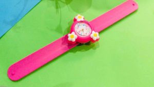 นาฬิกาเด็ก นาฬิกาข้อมือเด็ก หน้าปัดหมุนได้