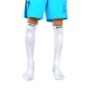Kaos Kaki Avo Panjang Futsal Kaoskaki Olahraga Sepakbola Selutut Hitam Putih Sleeve Socks Footbal