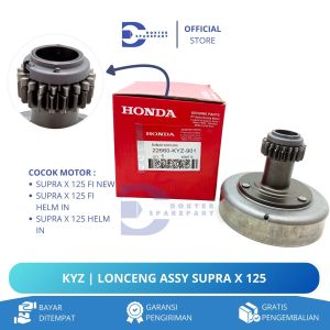KYZ LONCENG ASSY SUPRA X 125 HELM IN / KOPLING / RUMAH KOPLING / MANGKOK RUMAH / KAMPAS