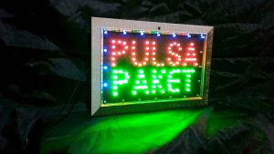 Lampu PULSA PAKET merah hijau