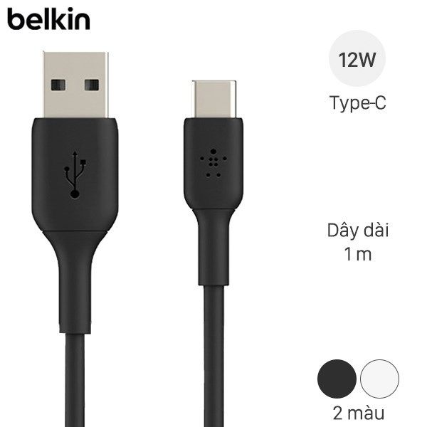 Cáp Type C 1m Belkin CAB001 (1M) ( Likenew )