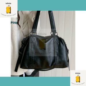 Edgy Korea Large Capacity Fits A4 15" Laptop Shoulder Bag Travel Crossbody Luggage Bag