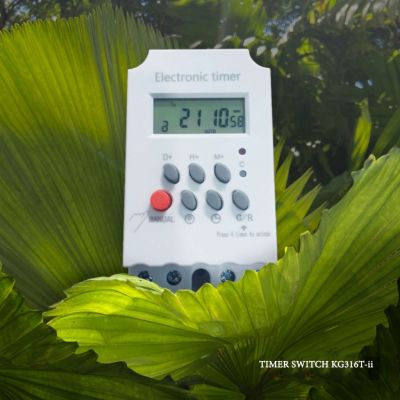 Công tắc hẹn giờ điện tử bật tắt thiết bị theo chu kỳ thời gian thực, bảo hành 12 tháng, sử dụng tải lên đến 25A
