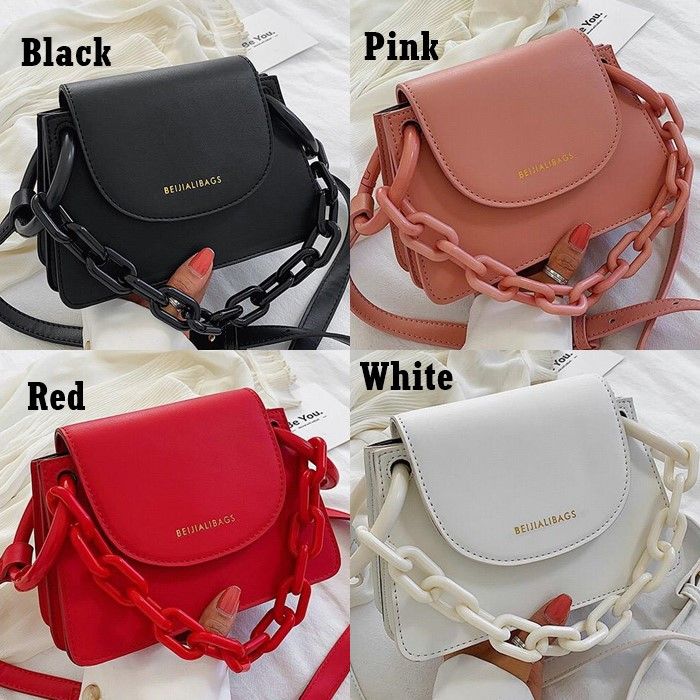Sling Bag GD35163 Tas Selempang Tali Rantai Pendek Fashion Wanita
