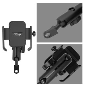 MOTOWOLF Motorcycle Phone Holder GPS Handphone Bike MDL2821 mirror mount handle bar mount