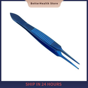 Good Quality Titanium Alloy Ophthalmic 0.6mm Tip Forceps Teethed Clamp Ophthalmic Instrument
