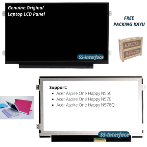 Layar LCD Acer Aspire One D255E D257 D260 D270 netbook