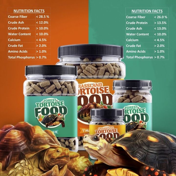 Rep-Shop Tortoise Food High Fiber Formula Protein All age Tortoise ...