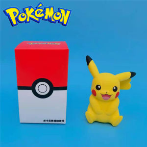 FE Wolf Bowang Genuine Pokemon Pikachu Keychain Female Male Cute Trendy Cartoon Doll Cars and Bags Pendant