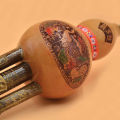 [ammoon]C Keys Bamboo Hulusi Gourd Cucurbit Flute Ethnic Musical Instrument with Case. 