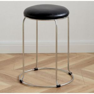 Bangku Bakso Oreo Bulat Bangku Caffe Bar Serbaguna / Kursi Besi Resto Susun Minimalis Ariana Chair