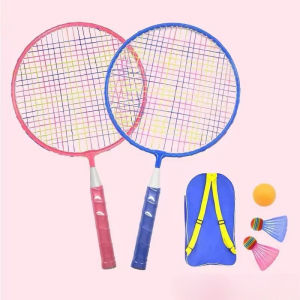 2 Pcs Children Badminton Racket Badminton Set Kid Outdoor Toy Raket Badminton Kanak-kanak