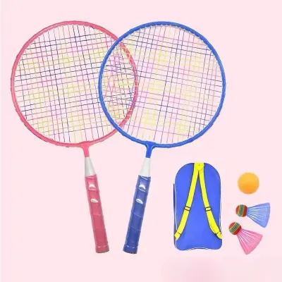 2 Pcs Children Badminton Racket Badminton Set Kid Outdoor Toy Raket Badminton Kanak-kanak儿童羽毛球拍