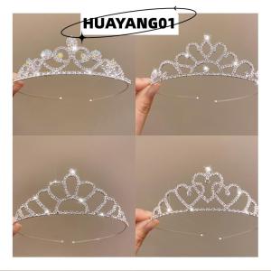HUAYANG01 [HOT FASHION] Bride Crown Golden Wedding Hair Accessories Rhinestone Bride Wedding Tiaras And Crowns Headpiece Hair Ornament