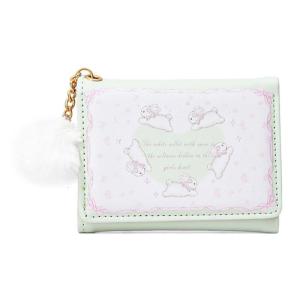 Lovely Purse PU Leather Change Purse Trifold Wallet Short Purse Holder Cartoon Rabbits Wallet for Travel