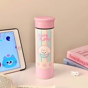 แก้วเยติ กระติกน้ําร้อน ถ้วยน้ำสไตล์การ์ตูนน่ารักๆ 304 แก้วสแตนเลส พกพาสะดวก 500ML ถ้วยน้ำสไตล์การ์ตูนน่ารักๆ ส่งของในไทย